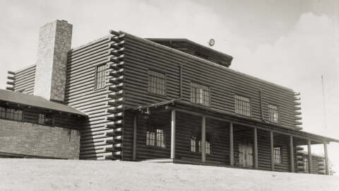 Good Fellow Lodge at Indiana Dunes National Park.