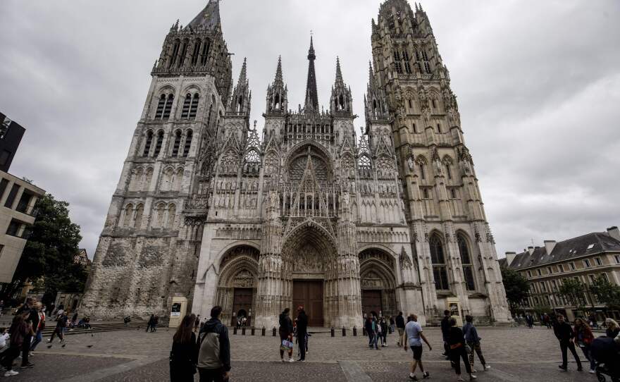 The Rouen Cathedral in northwestern France, shown here on July 4, 2020.