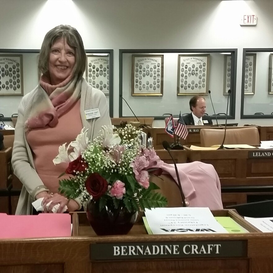 State Sen. Bernadine Craft is the only female member of Wyoming's 30-seat Senate.