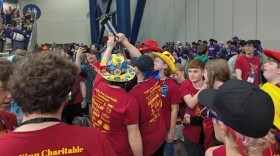 FIRST Team 4272 Maverick Robotics, won the championship title at the FIRST Robotics Competition in Houston.