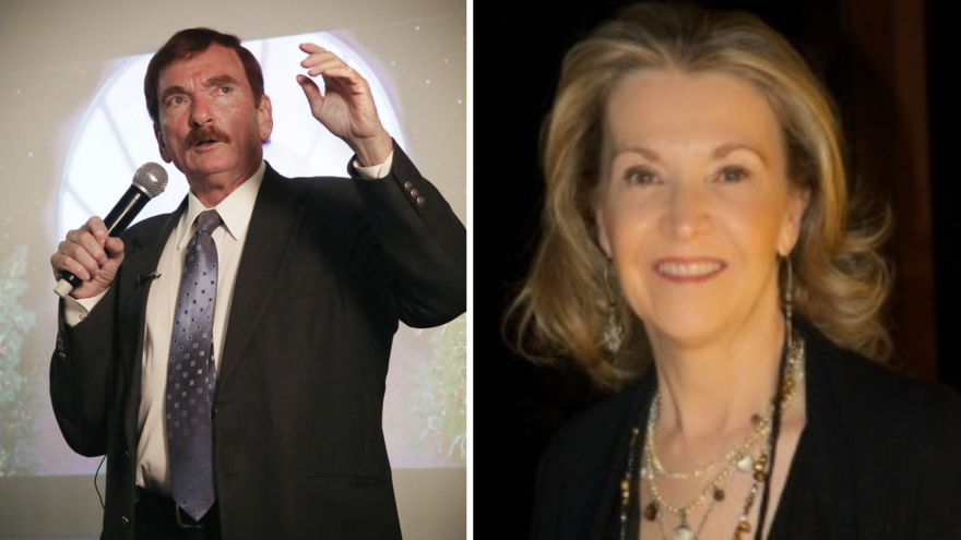 Travis Walton (left) and Jennifer Stein (right).