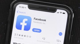 Facebook is displayed on Apple's App Store.  (AP Photo/Amr Alfiky)