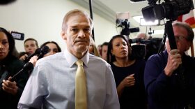 U.S. Rep. Jim Jordan (R-OH) arrives at his office in the Rayburn House Office Building in Washington, DC. Jordan (R-OH) failed again on Wednesday in the most recent vote to become Speaker of the House with another vote tentatively scheduled for today.