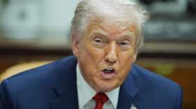 President Donald Trump speaks during a roundtable discussion with business leaders in the Roosevelt Room of the White House, Wednesday, Dec. 10, 2025, in Washington. (Evan Vucci/AP)