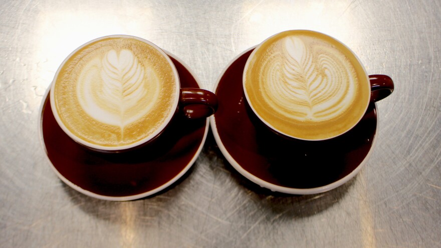 A cappuccino at the family-owned El Injerto coffee shop, which was opened with a goal of allowing Guatemalans to enjoy their own nation's coffee.