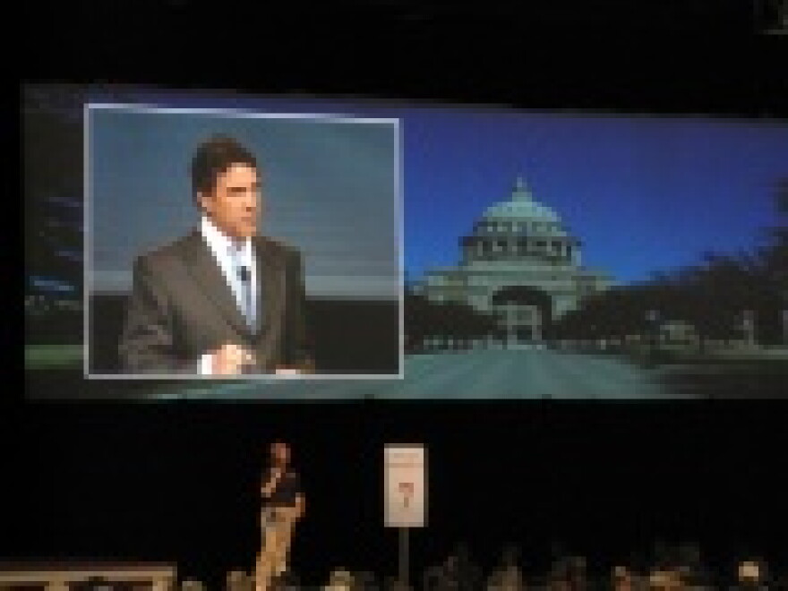 Gov. Perry addresses state GOP convention in Houston