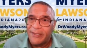 Wood Myers, the Democratic gubernatorial candidate in the November 2020 election, spoke at the virtual annual meeting of the Indiana Coalition for Public Education on Saturday, Aug. 29, 2020.