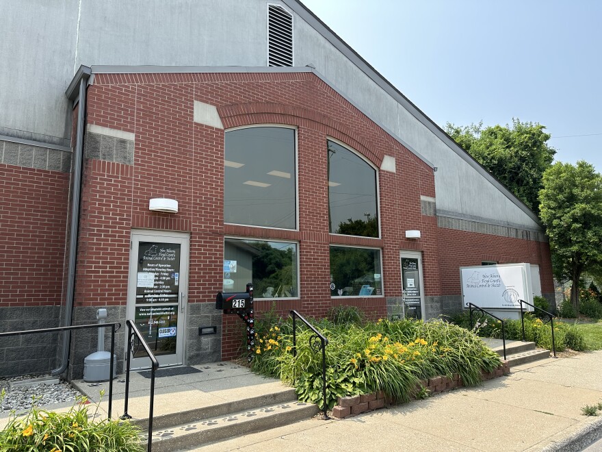 New Albany Floyd County Animal Control & Shelter on West Market Street in New Albany. 