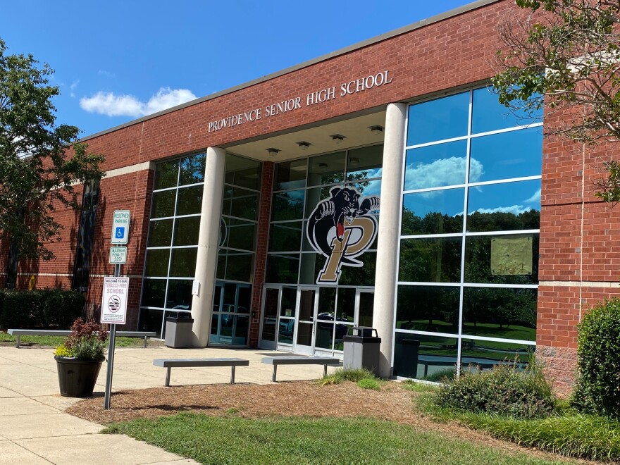 Charlotte-Mecklenburg's Providence High School had the highest academic growth rating in the region and second-highest in North Carolina.