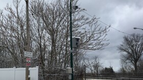 A traffic camera in the Cuyahoga County community of Linndale, which is known nationwide for its use of those monitoring devices.