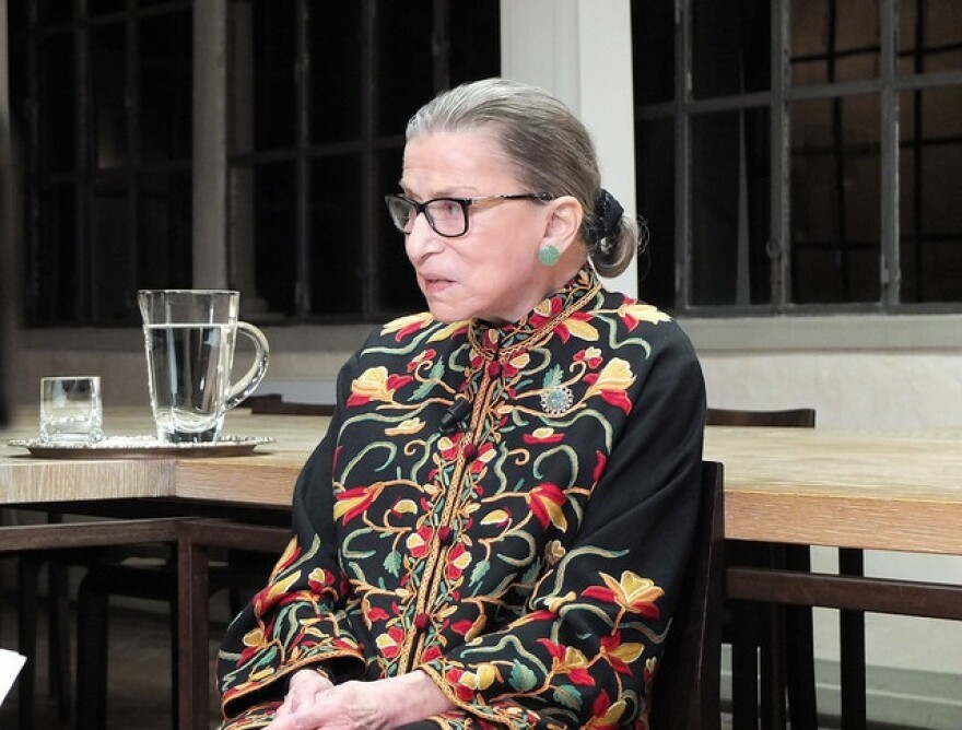 color photo of Ruth Bader Ginsburg