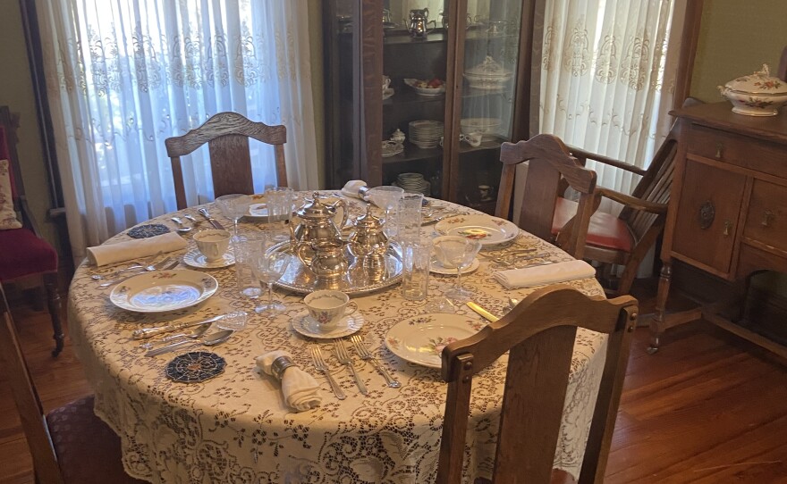 The family dining room