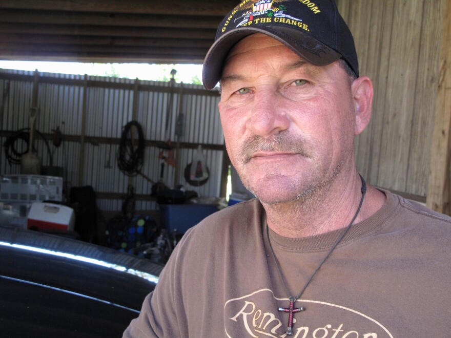 Ernie Boudreaux, who lives a half mile from the sinkhole, has been living with his sister for the past seven months.