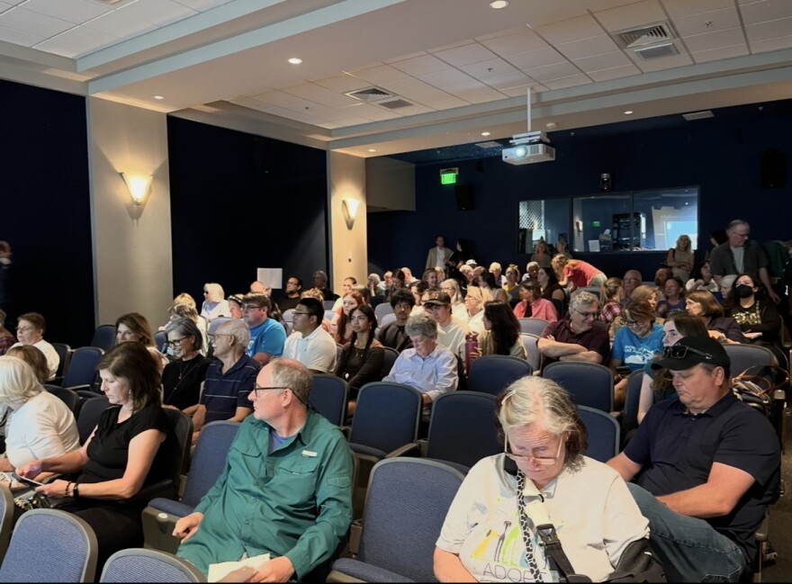 Neighbors in Lexington's Aylesford neighborhood packed a meeting held by developer Up Campus in the Lexington Public Library on Sept. 30, 2026.