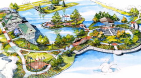 A masterplan for the park's Memorial Island.