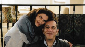 Bahareh and Emad Shargi in California in June 2017.