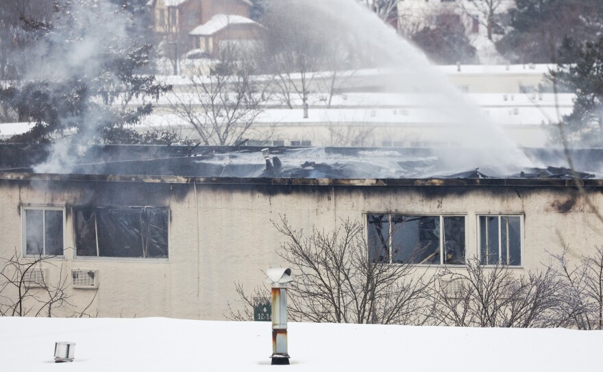 Community rallies to help families displaced by fire at apartment