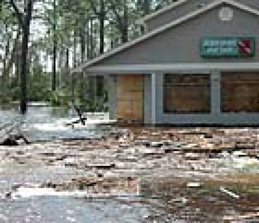 Flooding in Gulf Shores, Ala., in the aftermath of Hurricane Ivan.