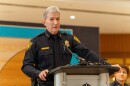 San Antonio Police Chief William McManus speaks at Final Four news conference at the convention center on April 4, 2025