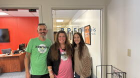 Jeff Marcy and Tiffany Leveque with the Laren United Methodist Church who recently took over the reins of the Diaper Depot, a monthly resource for families who need diapers and other essential supplies for their babies and young children.