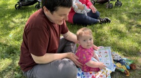 The East Lansing Public Library held its first Stroller Stories event Monday. Through event, the library aims to encourage families to get outdoors and foster a love of reading for future book worms.