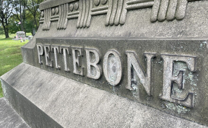 The Pettebone family is buried in the cemetery, along with the founder of the Lackawanna and Bloomsburg railroad, and Henry Martyn Hoyt Sr., who served as Pennsylvania's Governor 1879-1883.