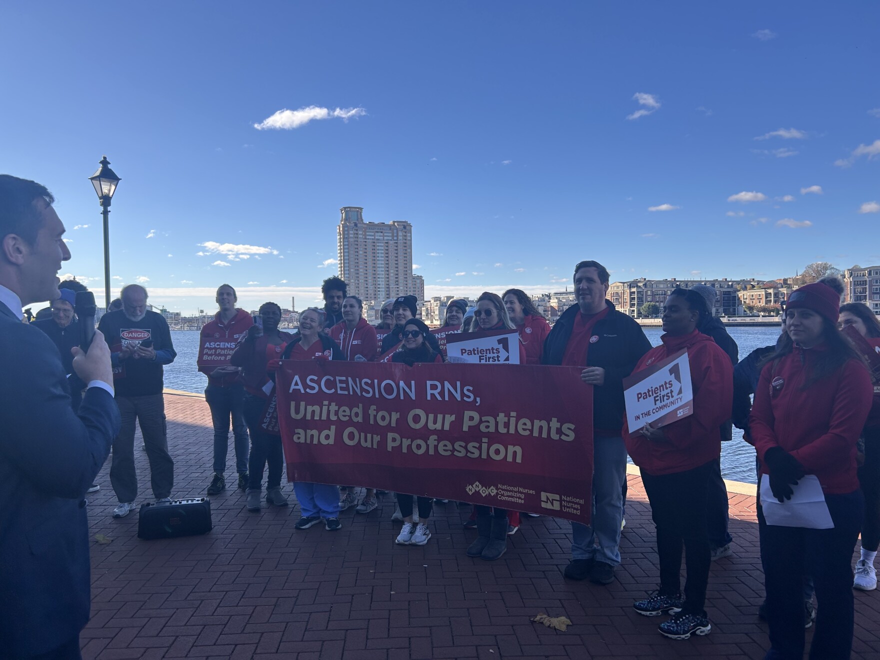 Nurses at Baltimore’s St. Agnes Ascension rally for better staffing | WYPR