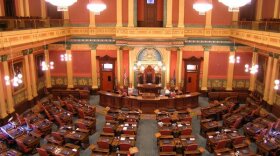 The Michigan House of Representatives voted 55-53 to stop schools from automatically deducting union dues from employees' paychecks.