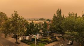 Smoke from the Cedar Creek Fire blanketed the Eugene area on Friday, Sept. 9, 2022.