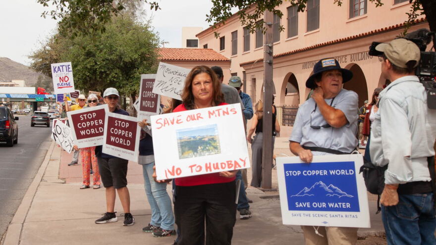 Copper World Protesters 4-29