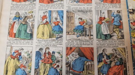 Comic strip page from "The Price of a Lie"