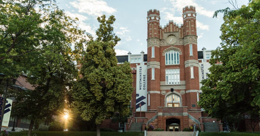 Exterior shot of Westminster College.