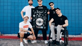 Portugal. The Man. From left: John Gourley, Jason Sechrist, Zach Carothers, Kyle O'Quinn and Eric Howk (Photo courtesy Atlantic Records)