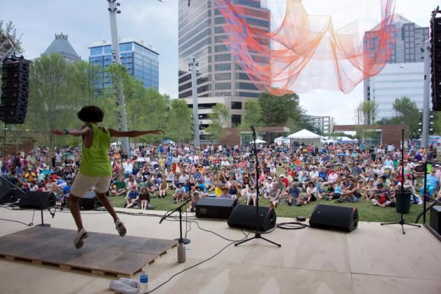 NC Folk Fest outdoor performance