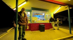Stanberry resident Harold Bracken stands outside J's Taste E Freeze on a Friday night in October. He says the "Democratic party left us." Bracken says he voted for Jimmy Carter in 1976, but that was the last Democratic president he voted for.