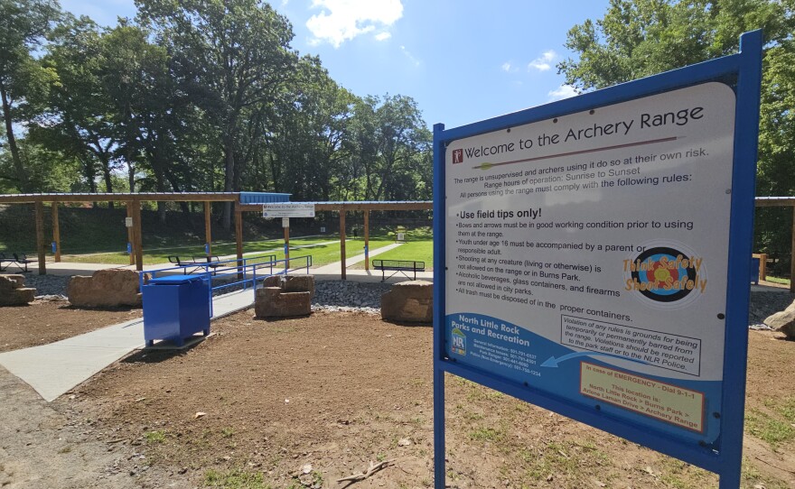 Burns Park archery range