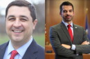 Democrat Josh Kaul (L) is facing Republican Eric Toney (R) in the race for Wisconsin's attorney general.
