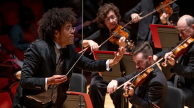 Conductor Rafael Payare leads The Philadelphia Orchestra on Nov. 11, 2021.