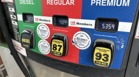 Prices at a gas pump in late September of 2026.