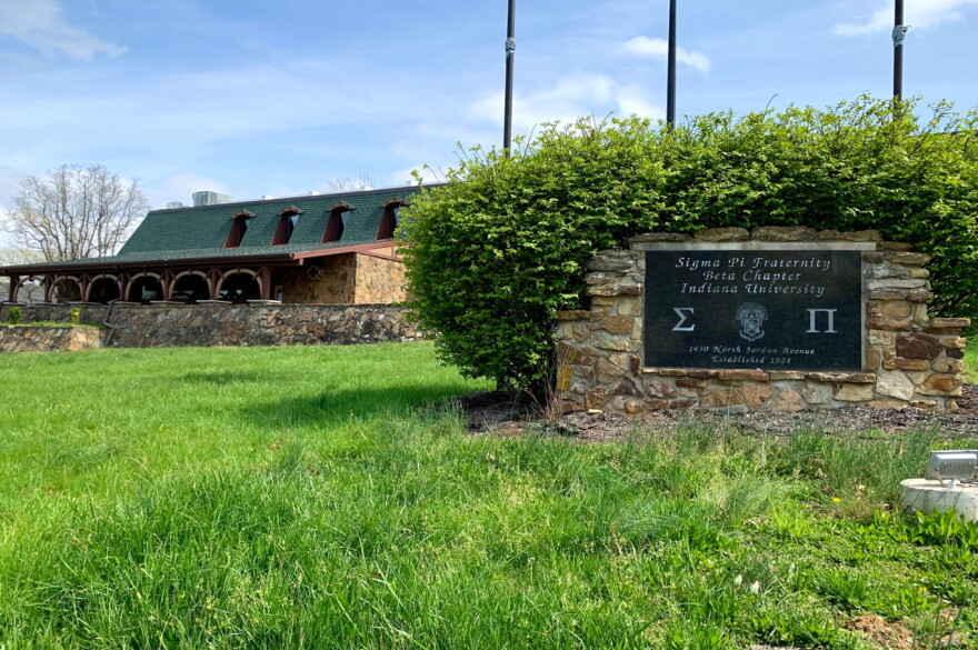 The Sigma Pi fraternity house in Bloomington, Indiana.