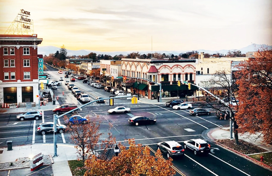 Main Street in Logan, Utah