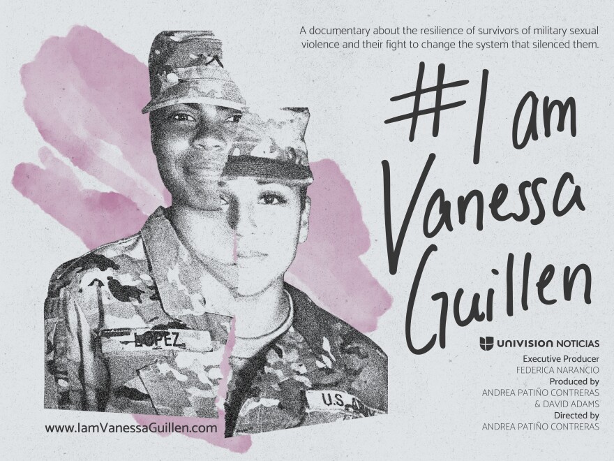 The poster for #IAmVanessaGuillén, a new documentary launching online July 14.