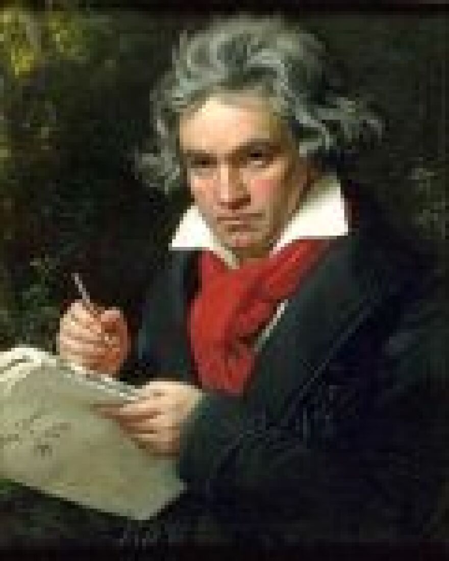 1820 Portrait of Ludwig van Beethoven by Joseph Karl Stieler
