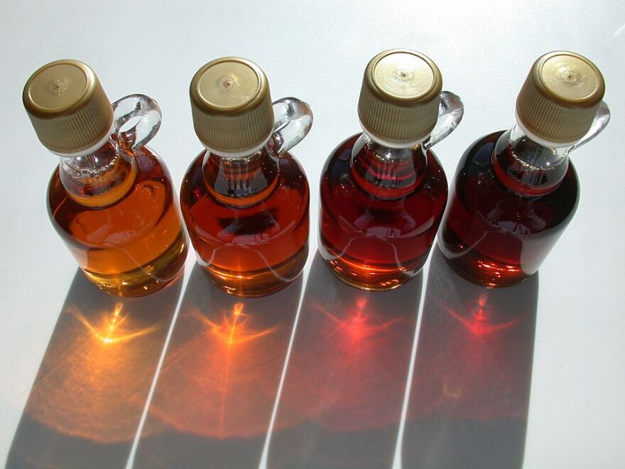 Four bottles of Maple Syrup.jpeg