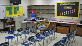 A classroom in a school