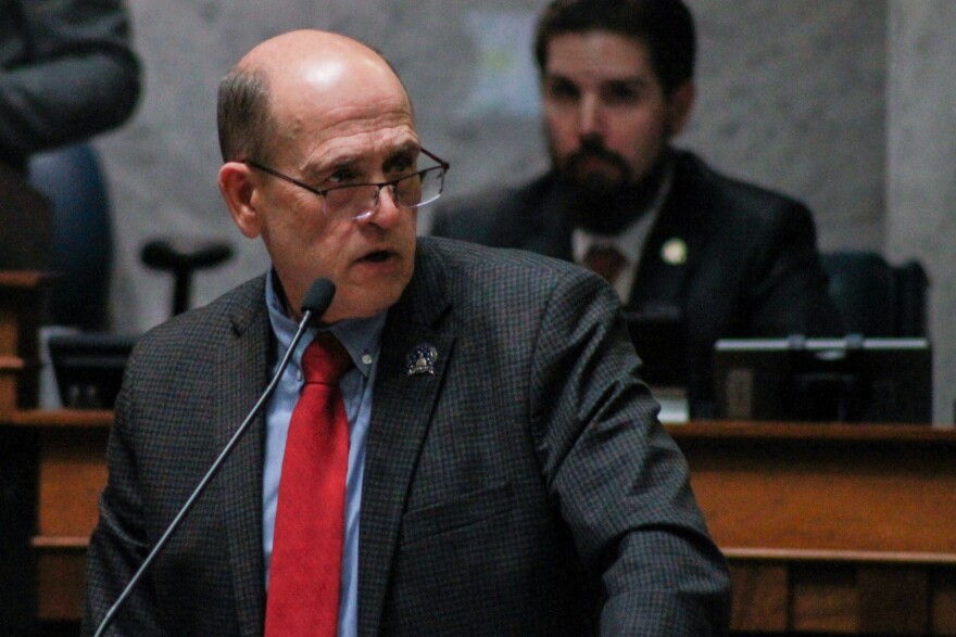 Sen. Gary Byrne (R-Byrneville), the author of the anti-DEI bill, said repeatedly his legislation was about "transparency and ending discrimination" during floor debate in the Senate on Feb. 6, 2025.