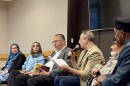 Muslim leaders from Milwaukee gather for a panel on the new book Muslims in Milwaukee at the Islamic Resource Center on May 20th, 2026.