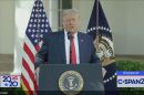 President Donald Trump addressing six Economic Clubs across America