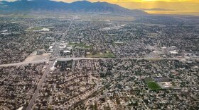 An aerial view of the west side of the Salt Lake Valley overlooking Taylorsville and Kearns, June 25, 2023.