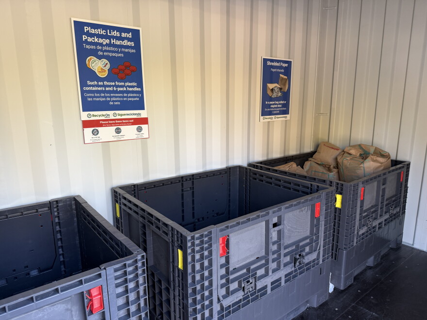 Inside the new RecycleOn Center at the Glenwood Transfer Station, Oct. 21, 2026.